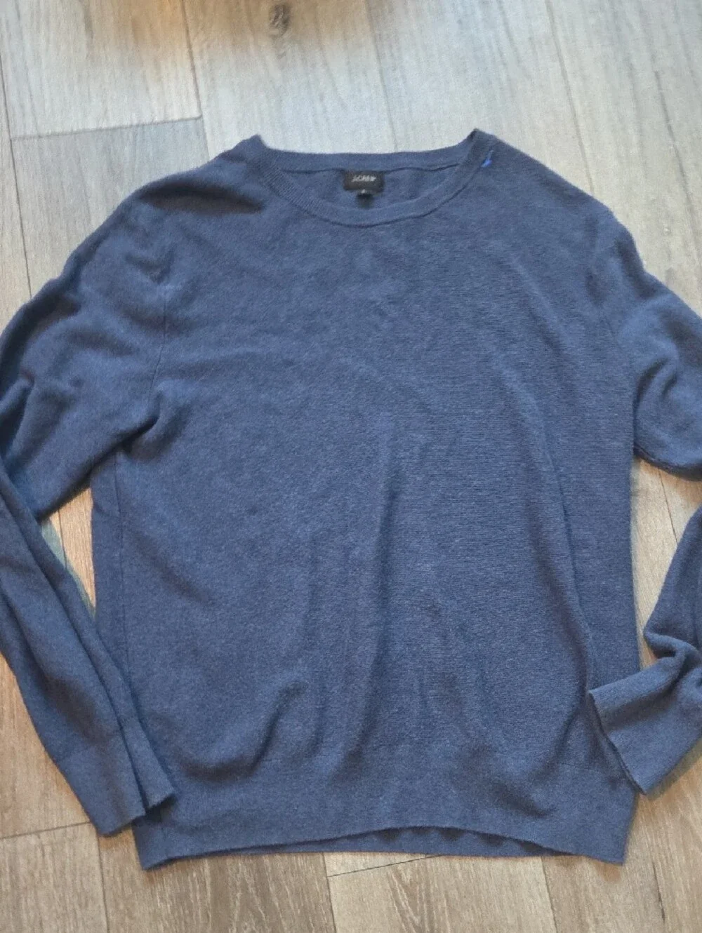J. Crew Men's Crewneck Sweater in Navy Blue Heather
